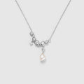 Drift Sand Silver Pearl Necklace