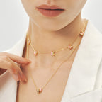 Pink Mother of Pearl Necklace