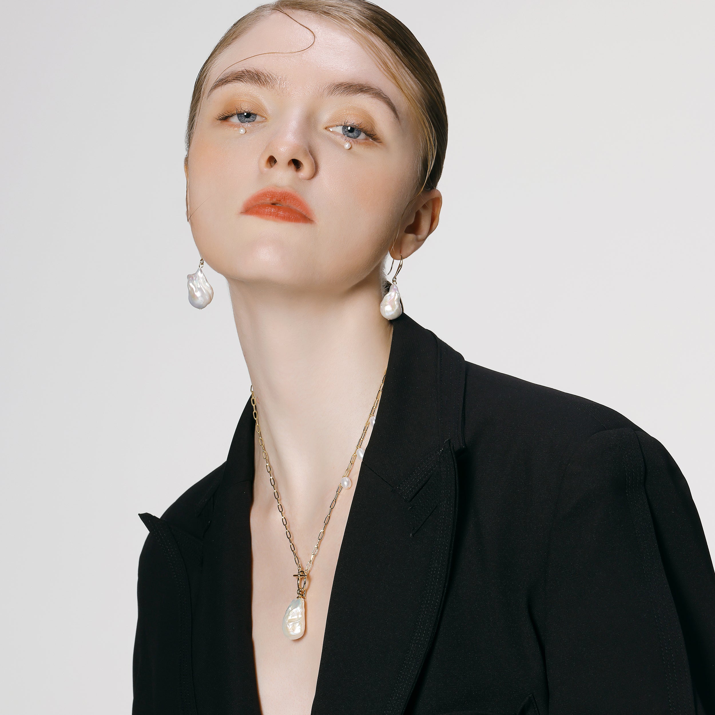 Breaking Dawn Baroque Pearl Earrings
