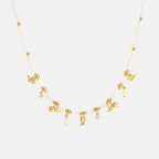 Cat Pearl Beaded Necklace