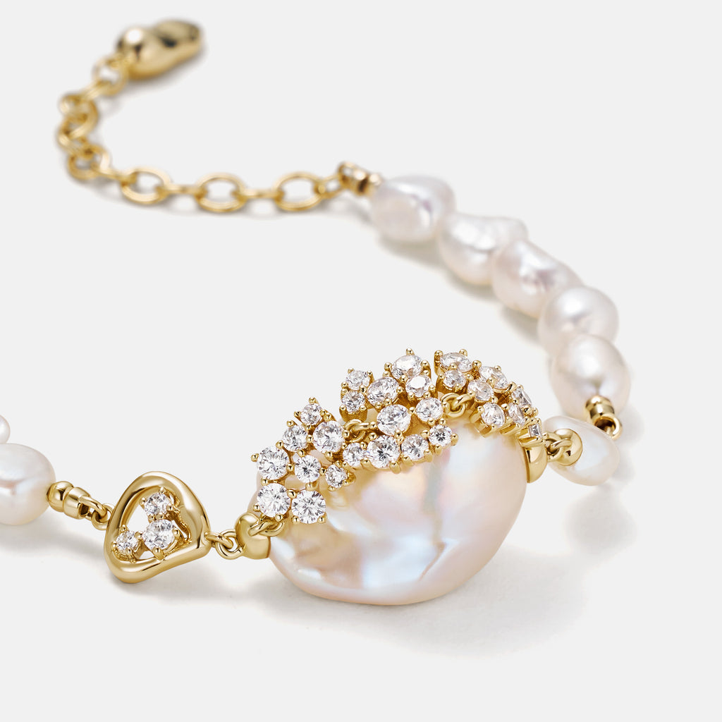 Drift Sand Baroque Pearl Bracelet