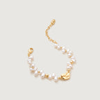 Lucky Heart Pearl Bracelet