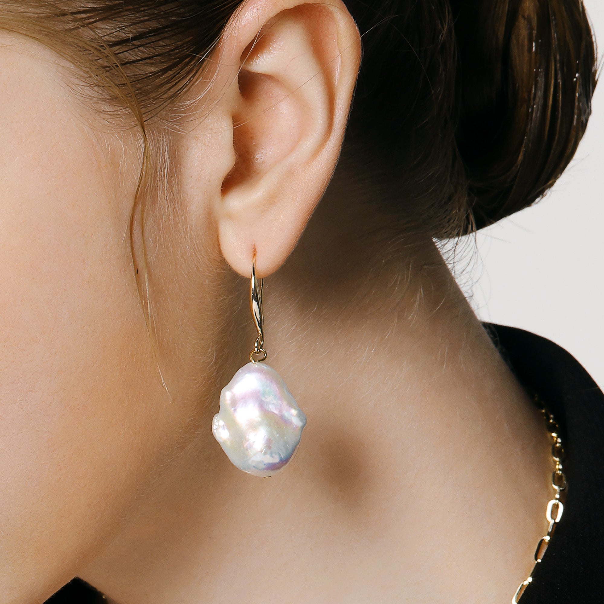 Breaking Dawn Baroque Pearl Earrings