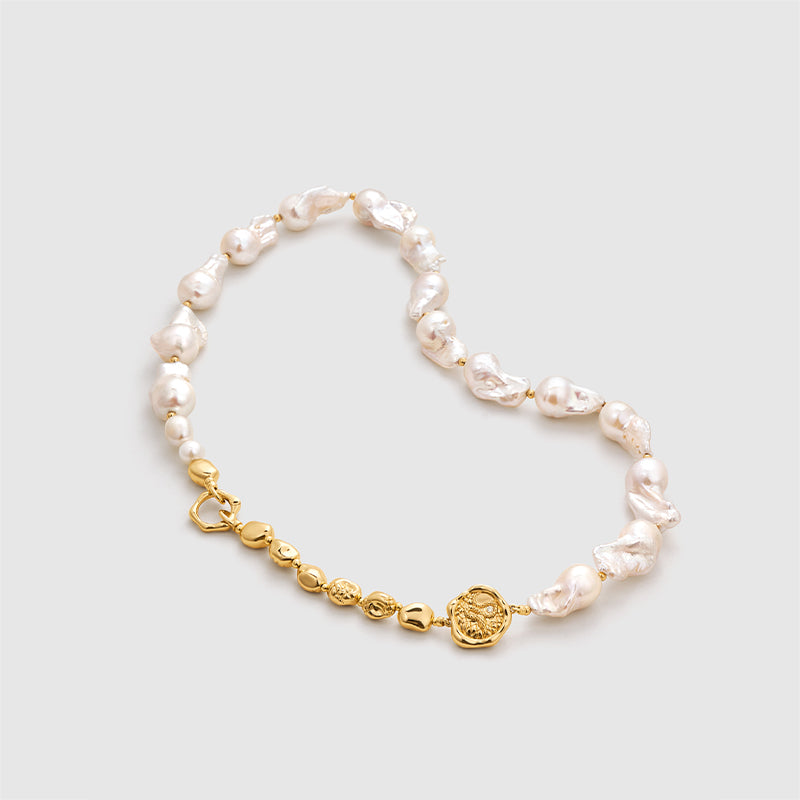 Aurora Baroque Pearl Necklace