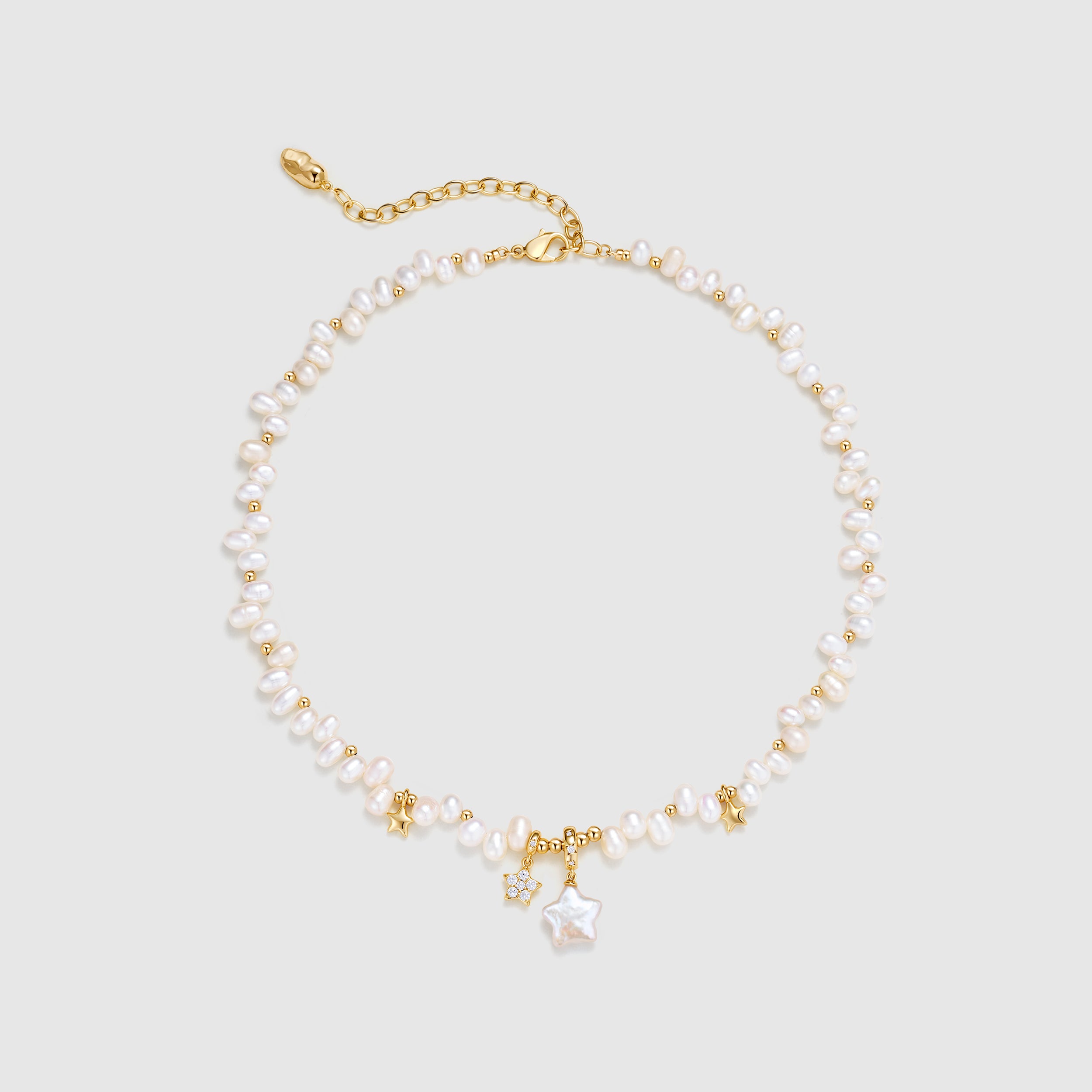 Starlight Irregular Pearl Necklace