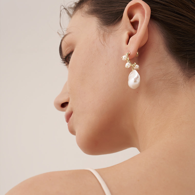 Waltz Baroque Pearl Earrings