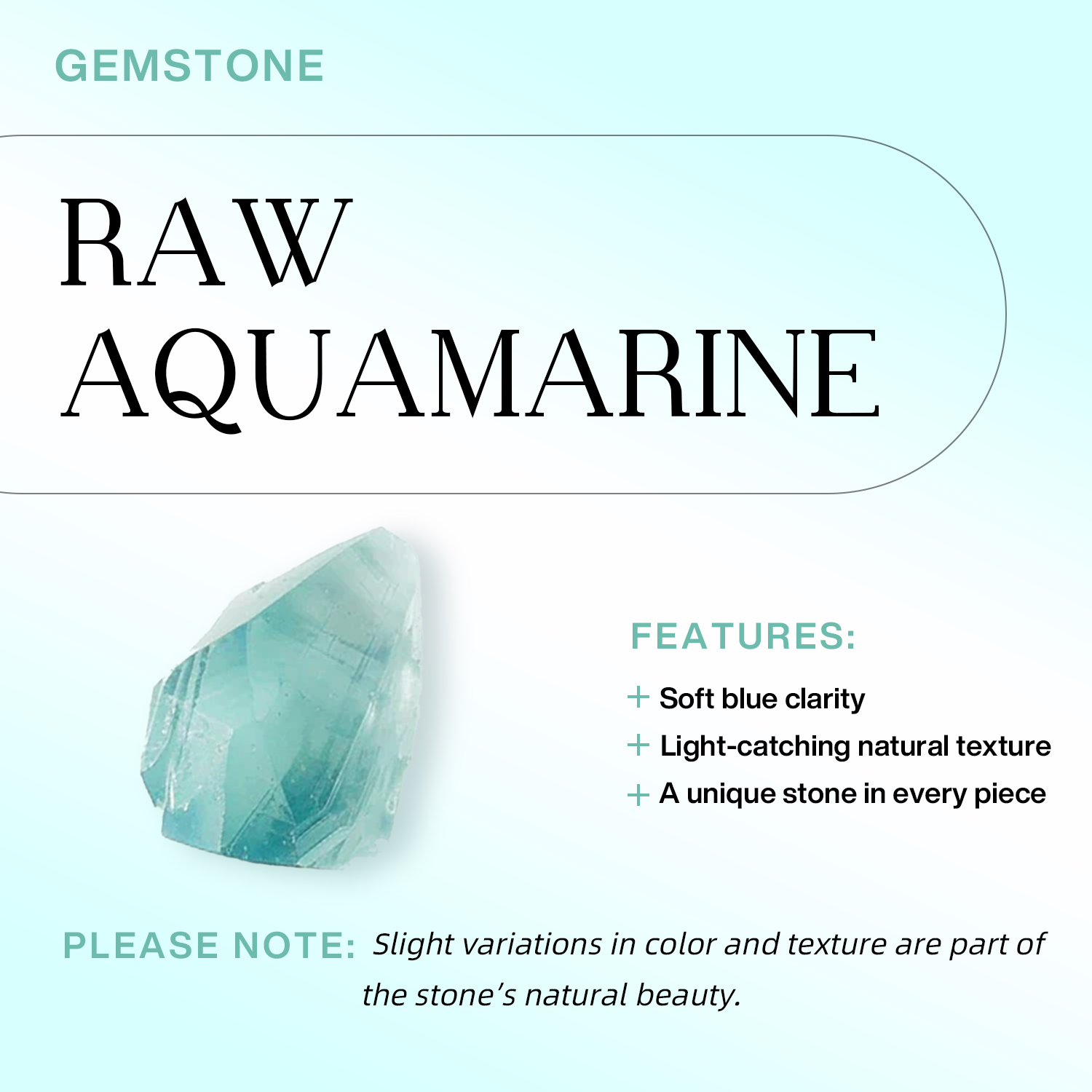 Wulu Aquamarine Beaded Bracelet