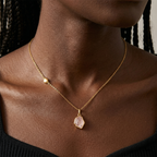 Raw Rose Quartz Necklace