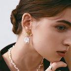 Champagne Moment Baroque Pearl Earrings