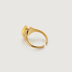 Raw Citrine Open Ring