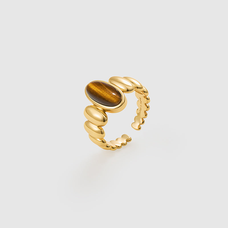 Autumn Breeze Impression Tiger’s Eye Ring