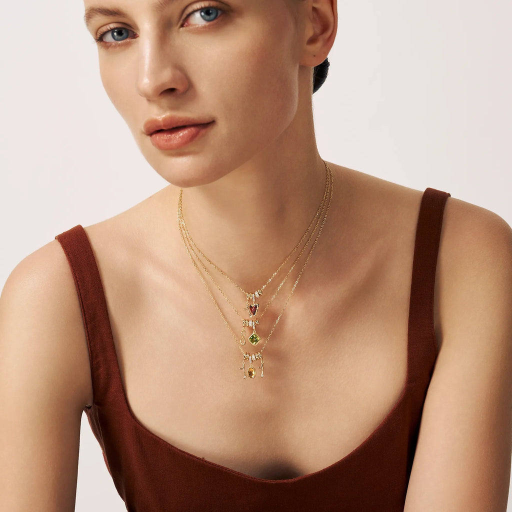 Birthstone Charm Necklace