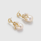 Drift Sand Baroque Pearl Earrings