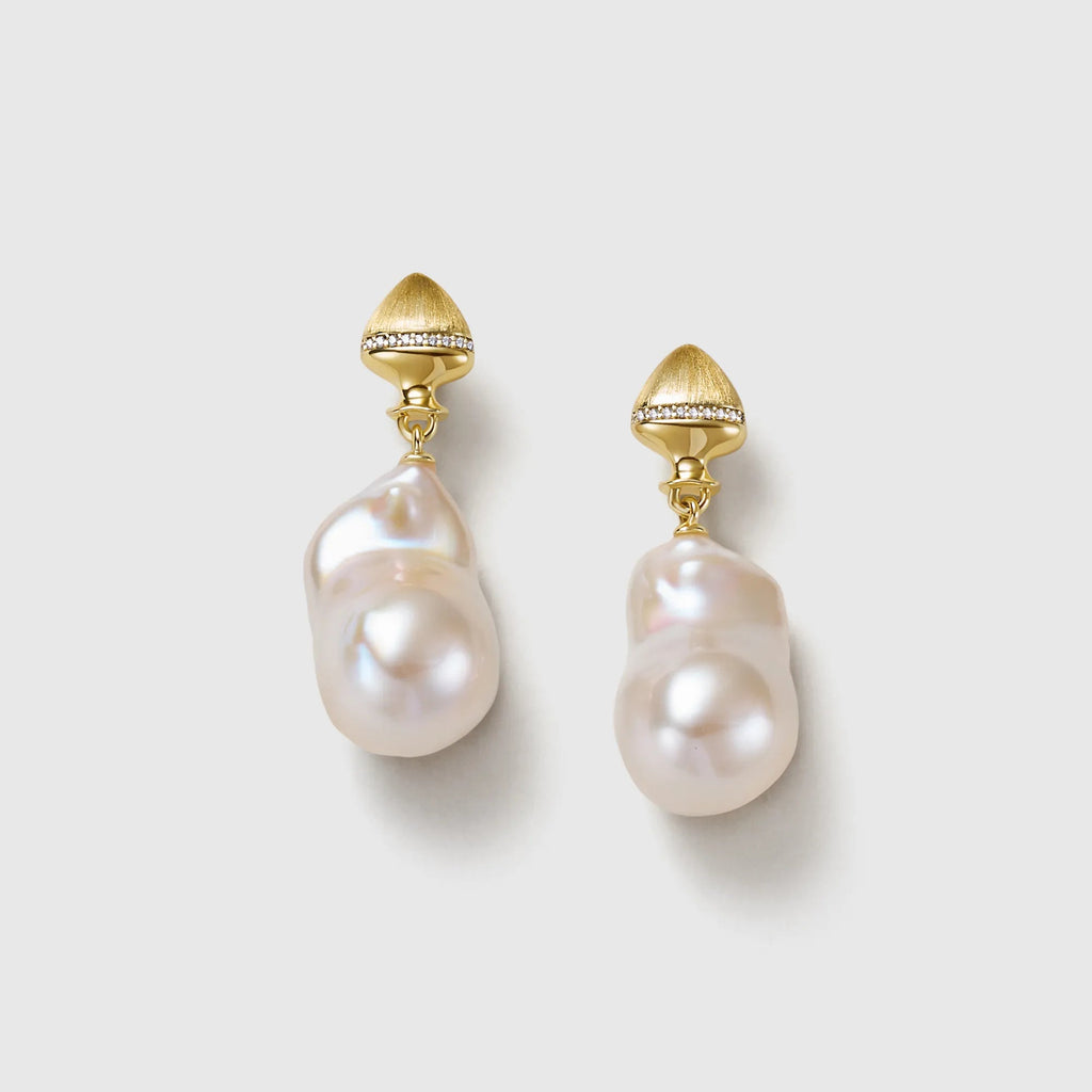 Oracle Baroque Pearl Earrings