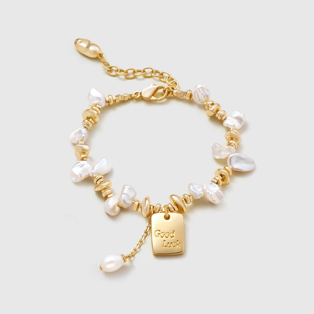 Good Luck Keshi Pearl Bracelet