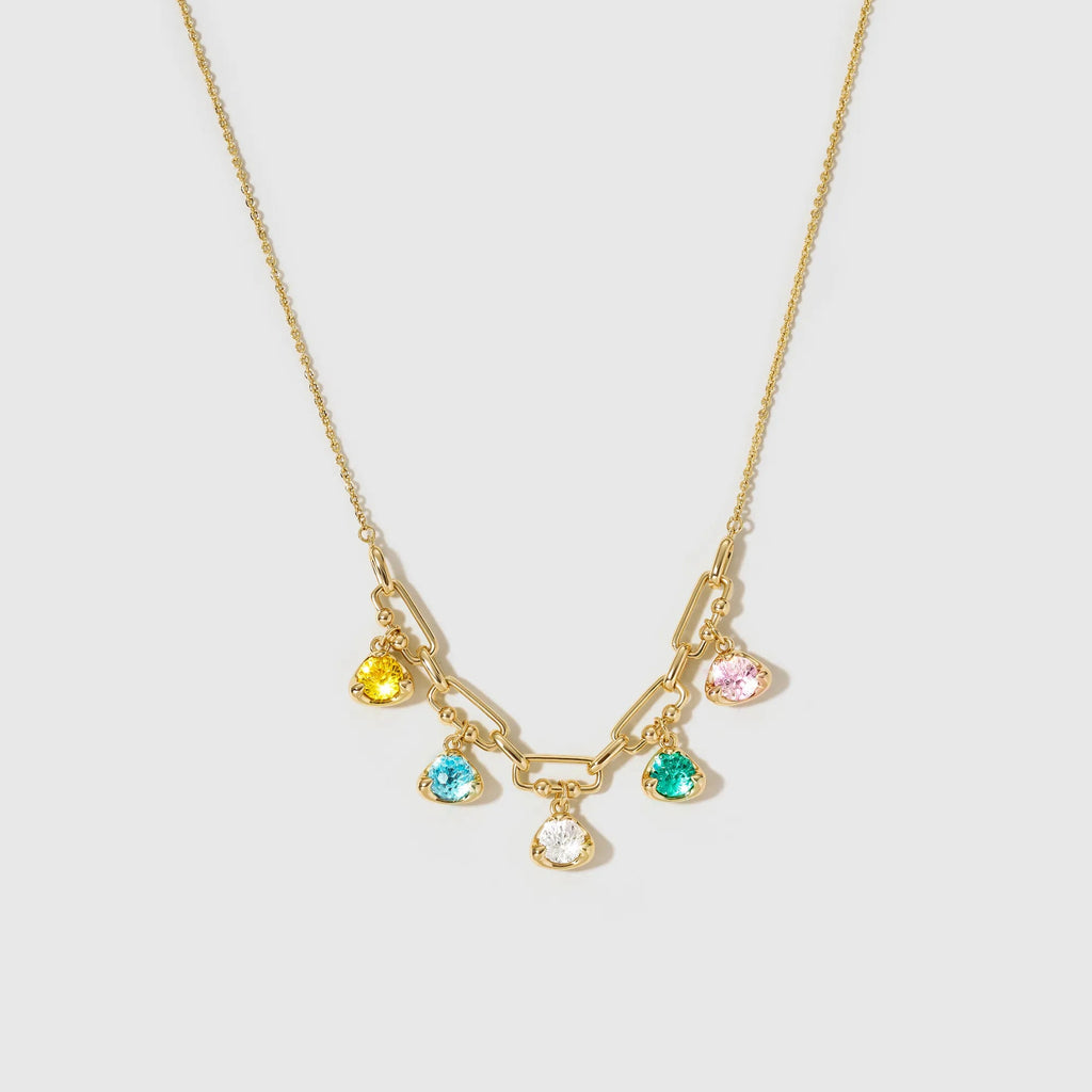 Drift Sand cz Stone Necklace