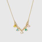 Drift Sand cz Stone Necklace