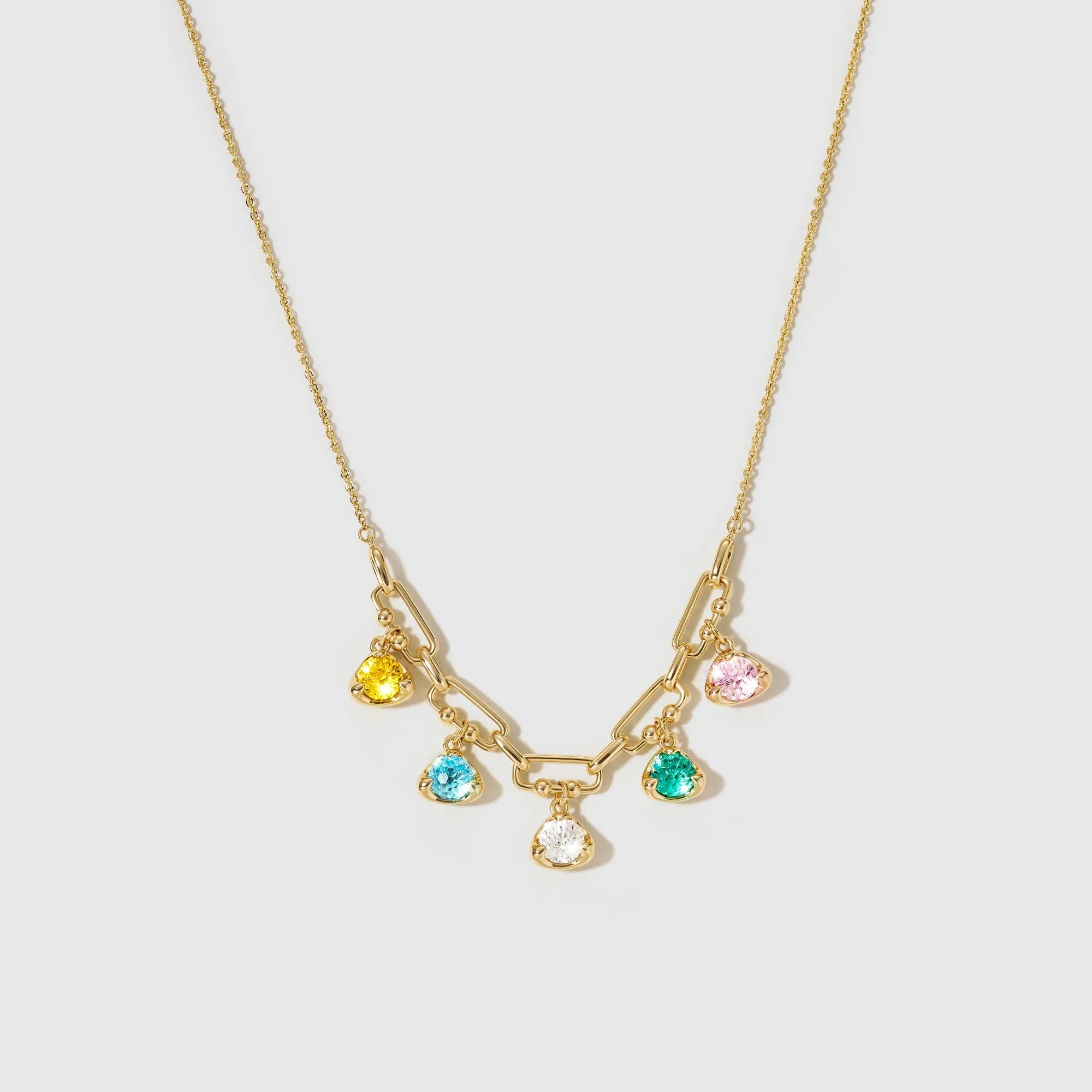 Drift Sand cz Stone Necklace