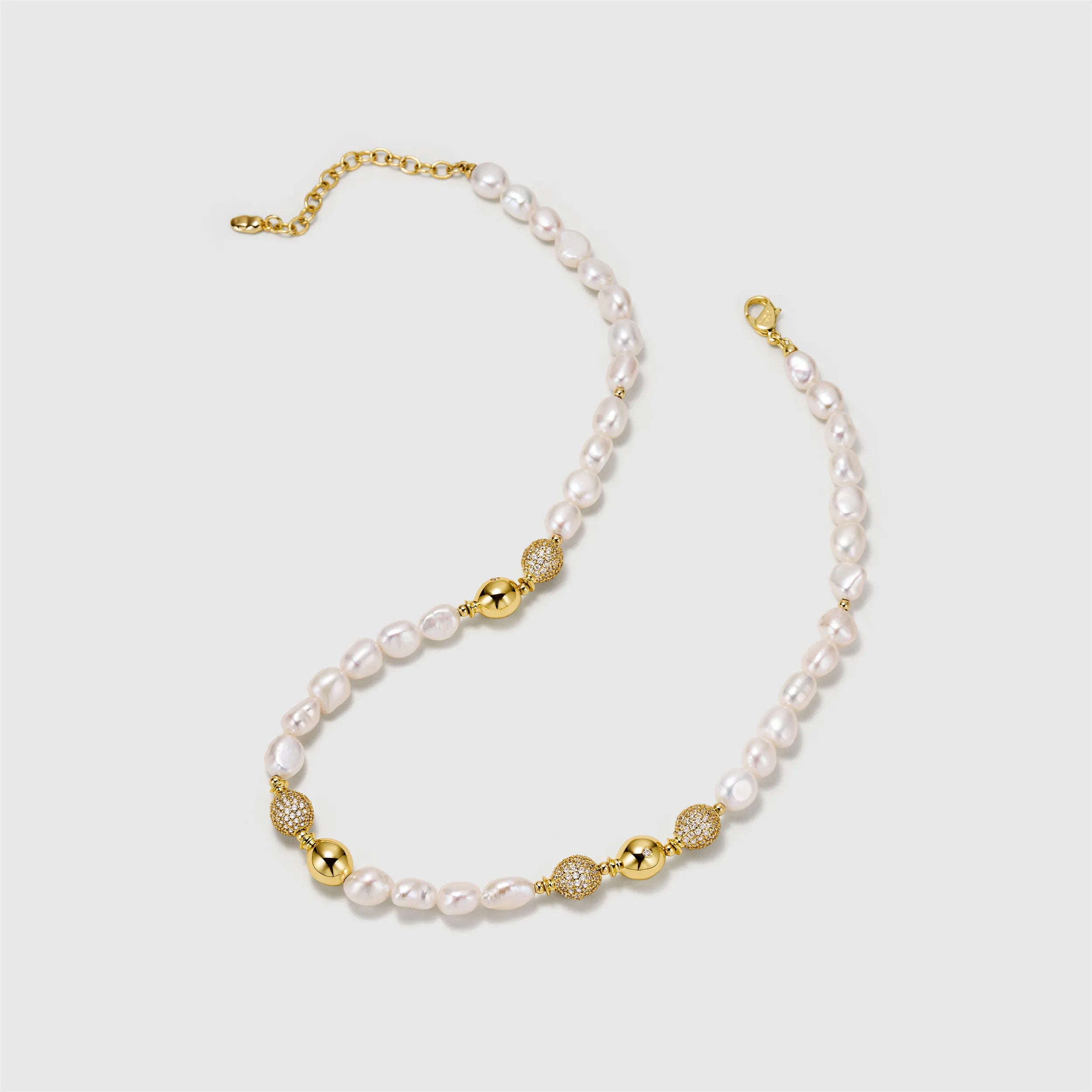 Baroque Pearl Balloon Necklace