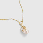 Drift Sand Baroque Pearl Layer Necklace