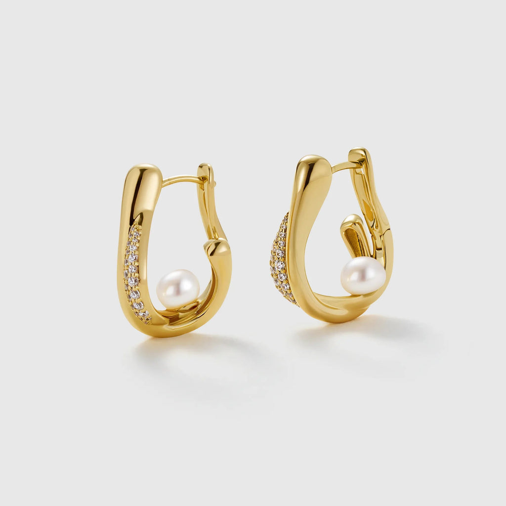 Drift Sand Pearl Earrings