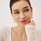 Lotus Baroque Pearl Earrings