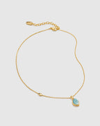 Raw Aquamarine Necklace