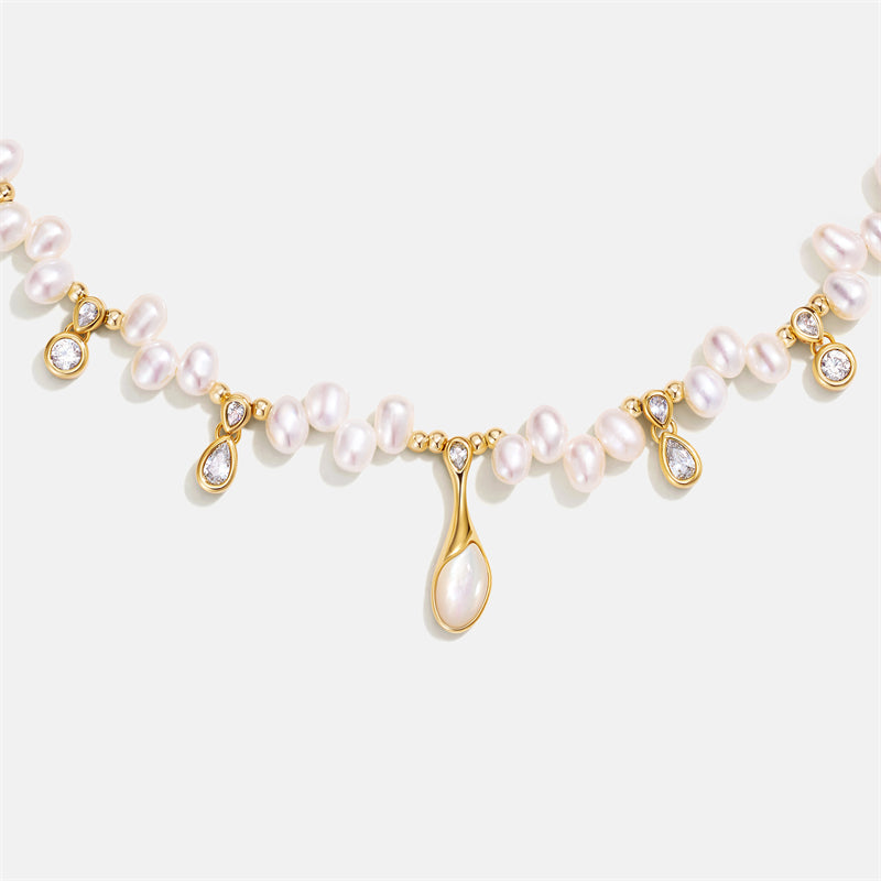 Champagne Moment Pearl Necklace