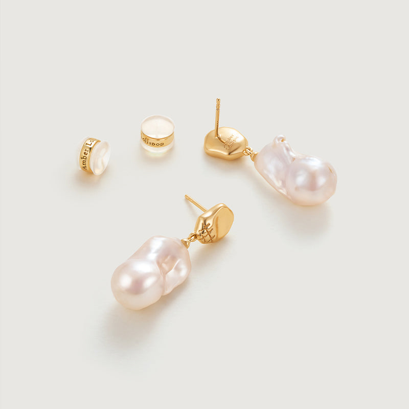 Aurora Baroque Pearl Earrings