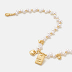 Personalized Lucky & Love Pearl Necklace