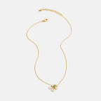 Chloris Pansy Necklace