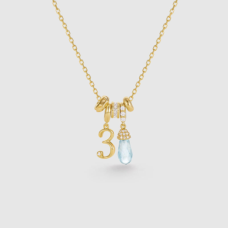 Birthstone Charm Necklace