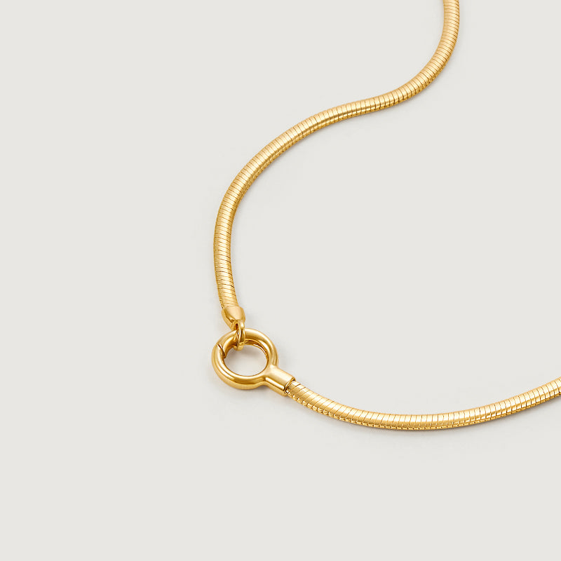 Large Baroque Pearl Pendant Necklace With Gold OT Chain