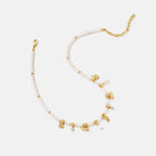 Cat Pearl Beaded Necklace