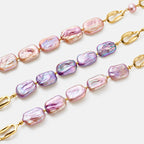 Sea Treasure Baroque Pearl Collar Necklace