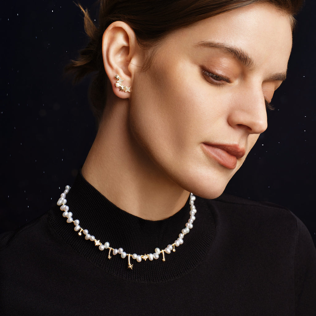 Polaris Pearl Necklace
