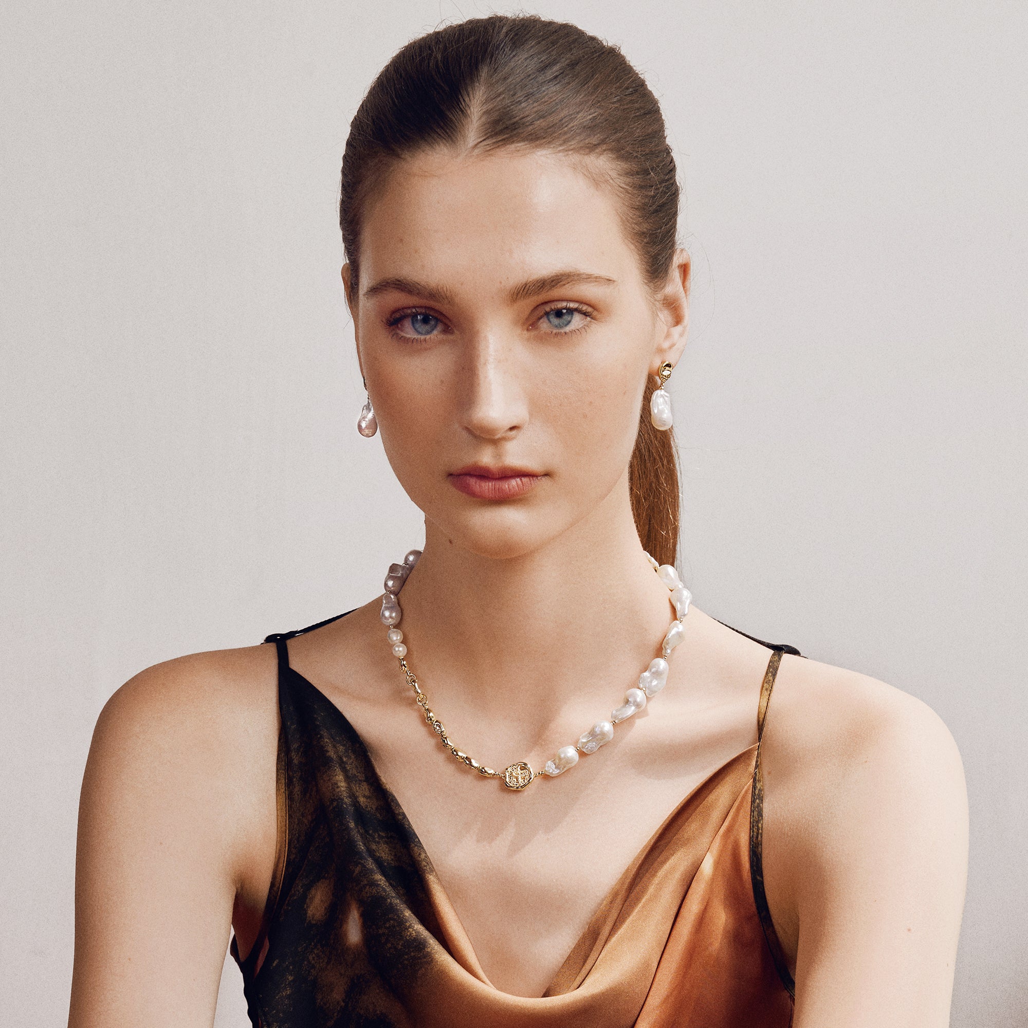 Aurora Baroque Pearl Earrings