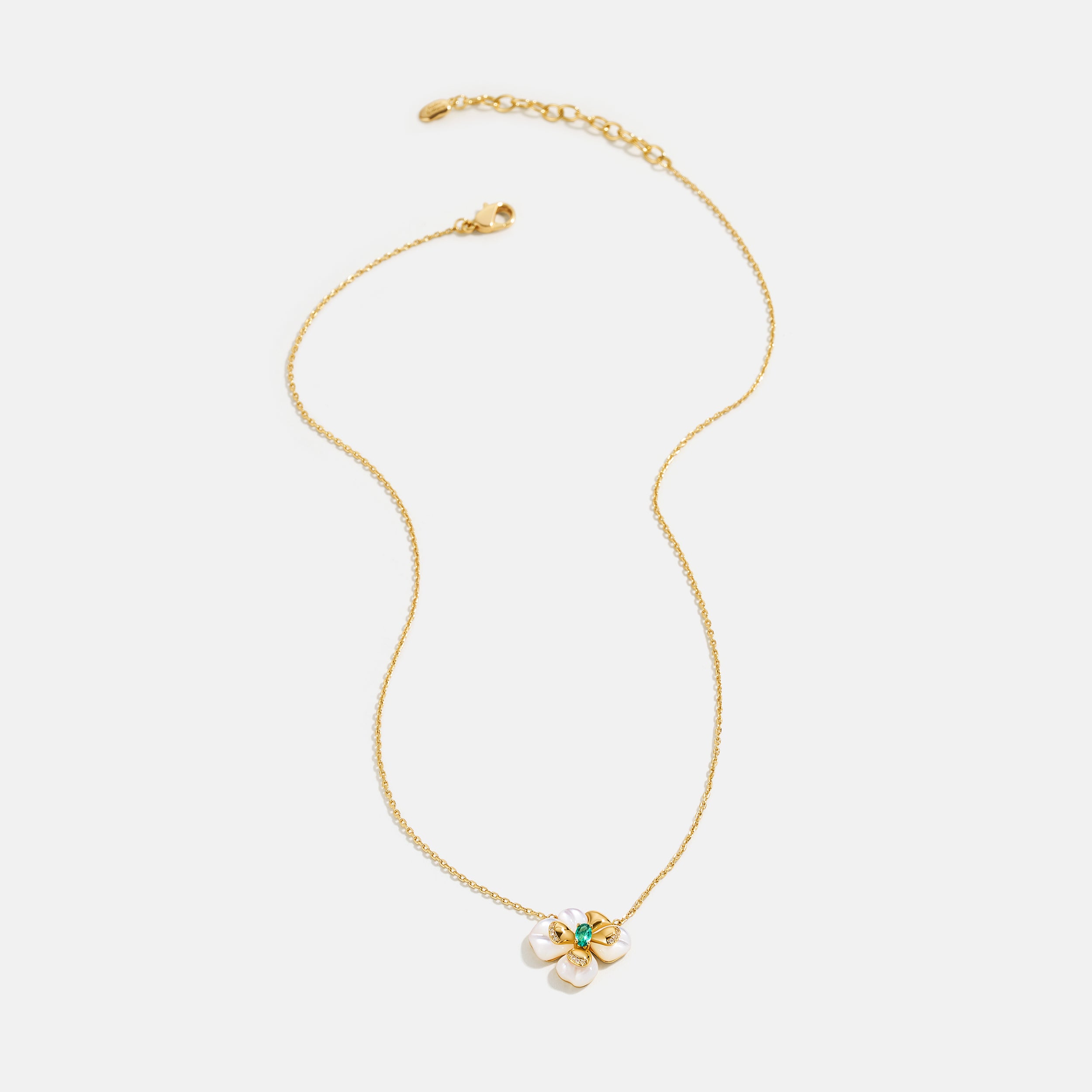 Chloris Pansy Necklace