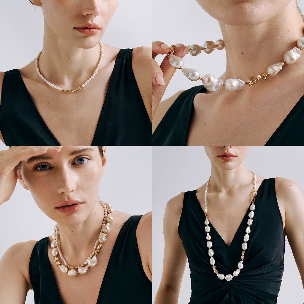 Sea Jewel Baroque Pearl Necklace