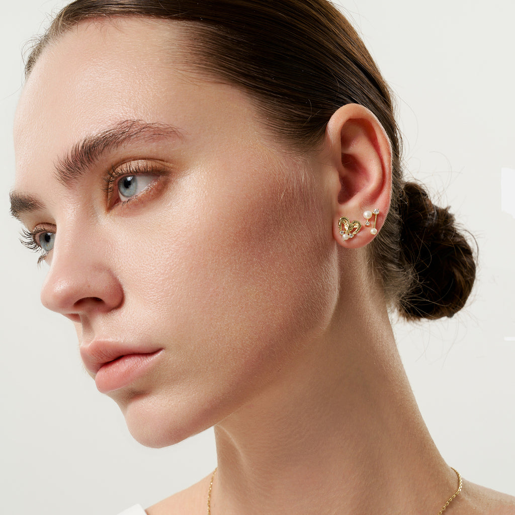 Stellar Zodiac Pearl Earrings