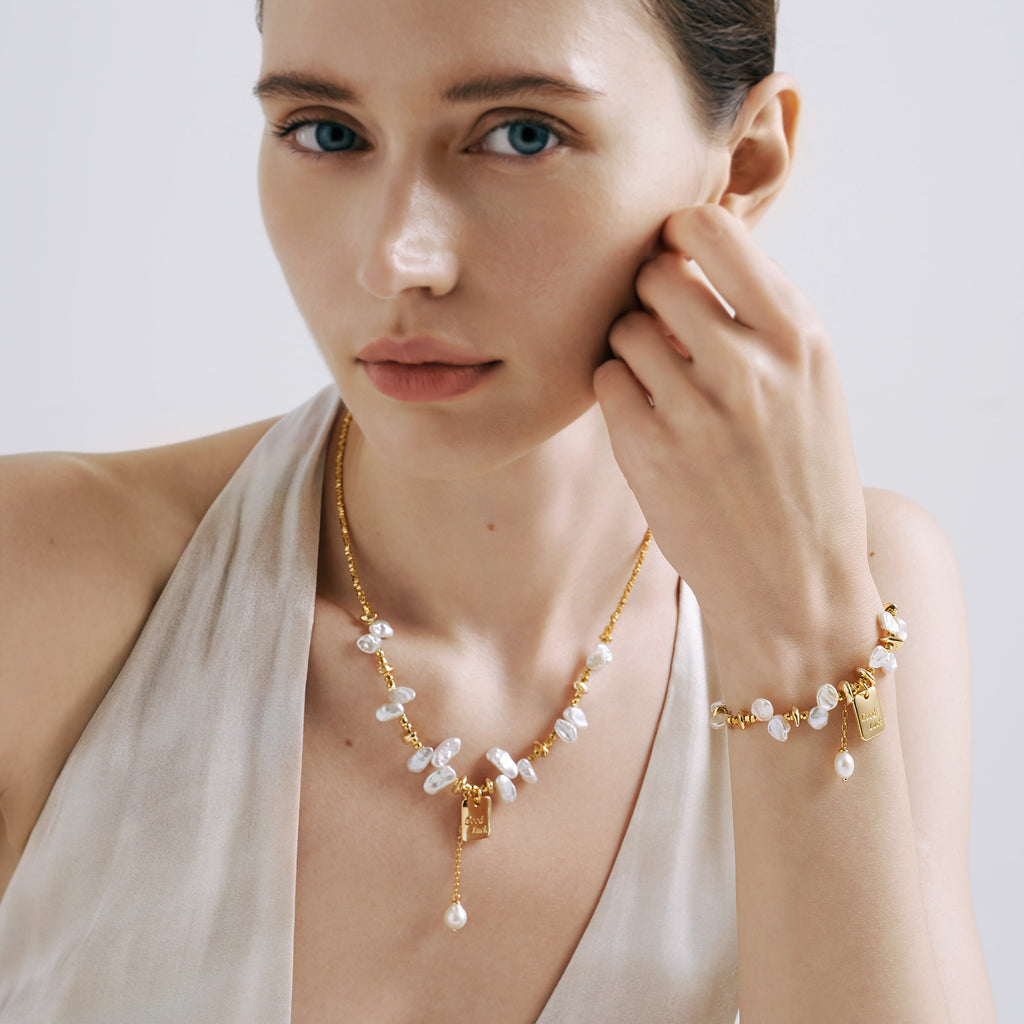 Good Luck Keshi Pearl Necklace