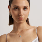 Raw Aquamarine Earrings