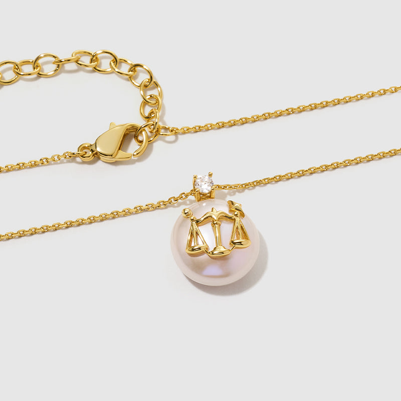 Zodiac Stellar Pearl Necklace