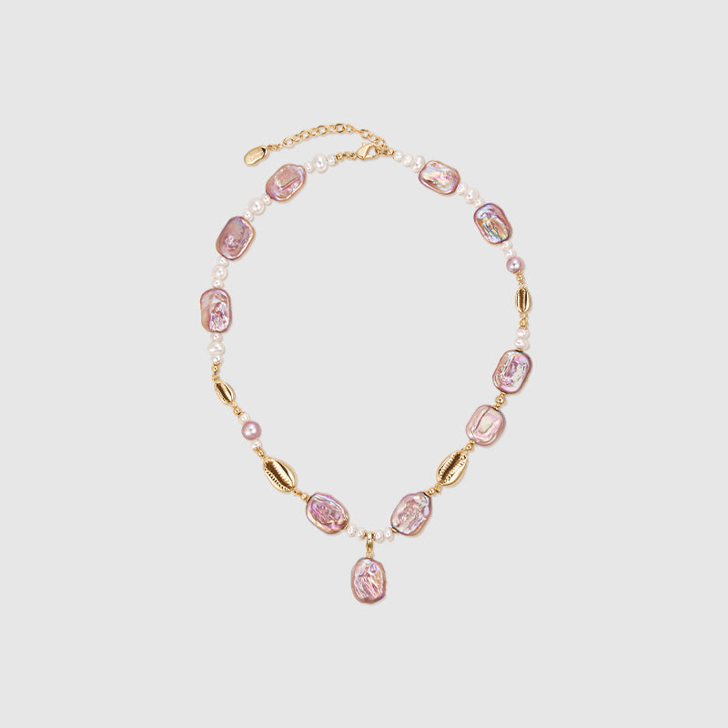 Sea Treasure Baroque Pearl Necklace