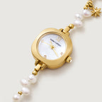 Golden Hour Irregular Pearl Watch