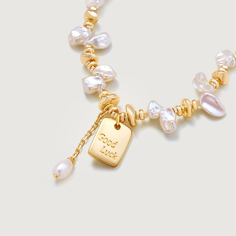 Good Luck Keshi Pearl Bracelet