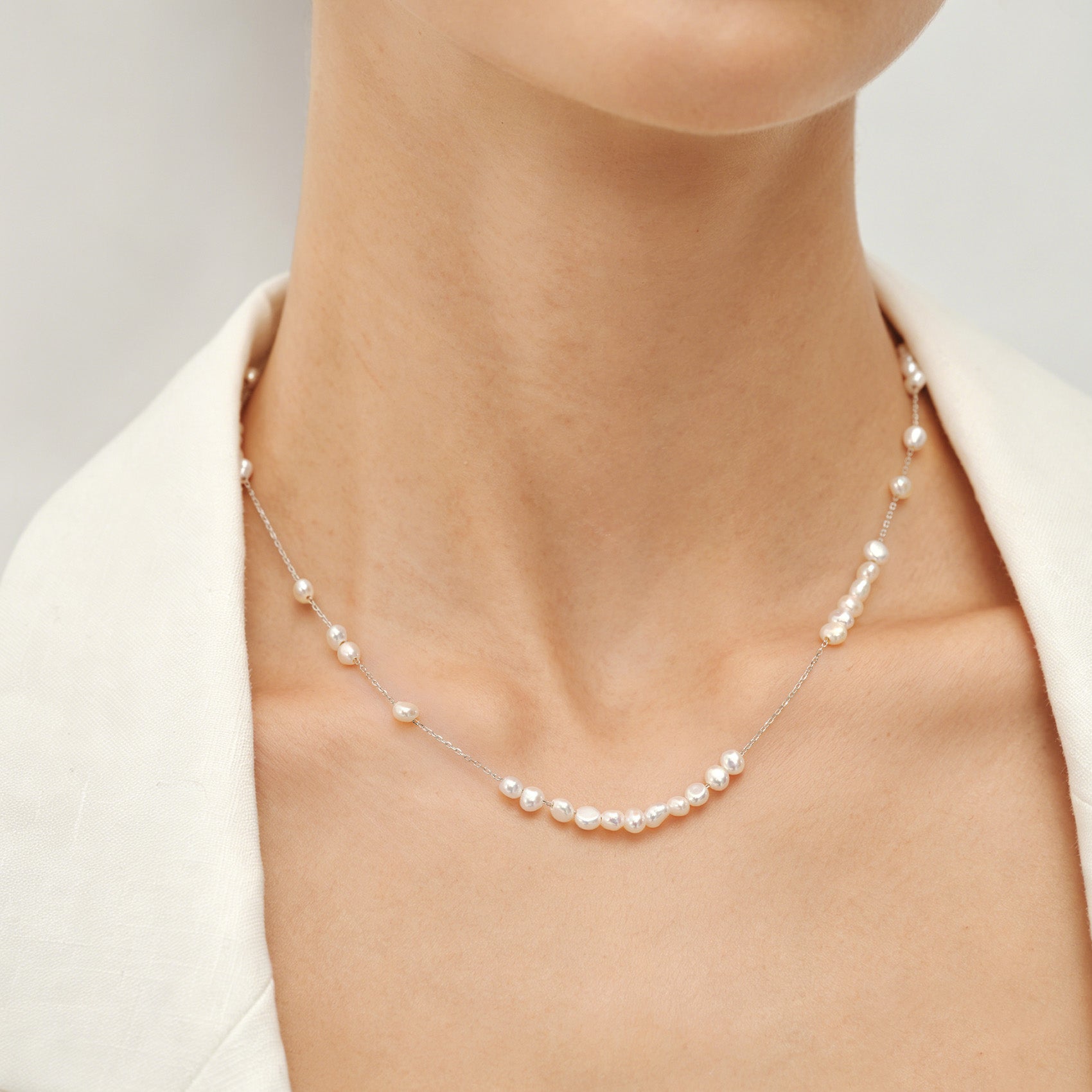 Moonlight Pearl Necklace