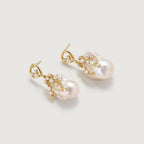 Drift Sand Baroque Pearl Earrings
