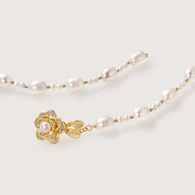 Adjustable Baroque Pearl Necklace