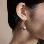 Love Baroque Pearl Hoop Earring